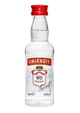 Smirnoff No.21 Vodka 5cl (50ml) Miniature Abv 37.5%, Save With Multi Buy