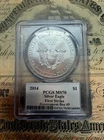 Photo of a 2014 American Silver Eagle from an eBay sale