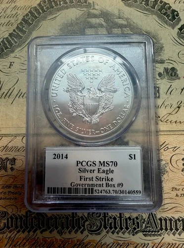 Photo of a 2014 American Silver Eagle from an eBay listing that sold on Jul 23, 2026