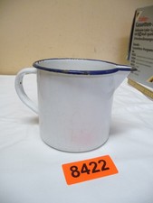 8422.          Stary emaliowany Emaliowany Garnek Dekoracja Dzbanek Dzbanek na wodę