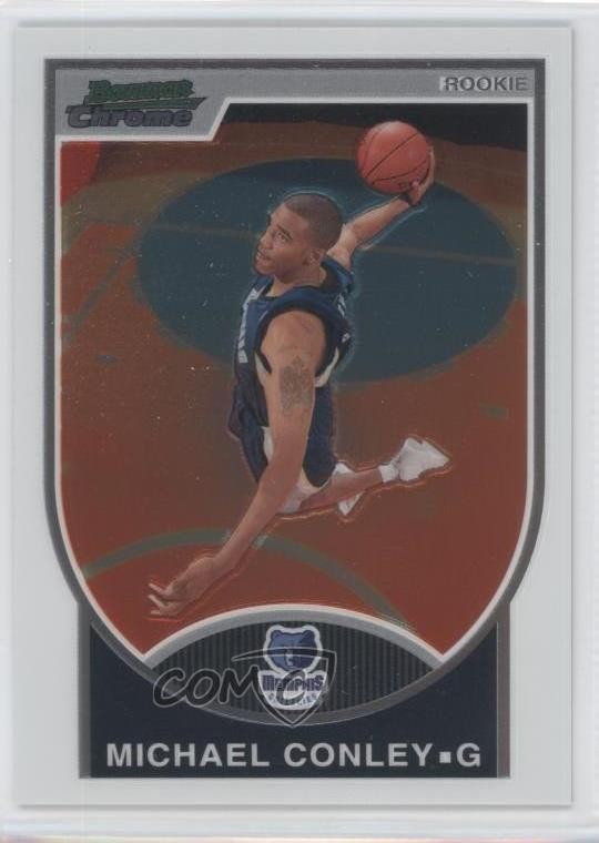 2007 Bowman Draft Picks & Stars Chrome Refractor /299 Mike Conley Rookie RC 7rd