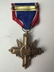 Original WWII WW2 US DSC Military Distinguished Medal Slot Brooch Robbins Co.