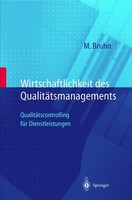 Wirtschaftlichkeit Des QualitäTsmanagements Manfred Bruhn