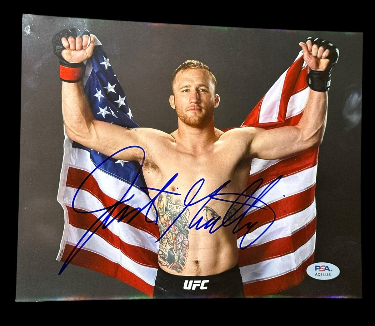 Justin Gaethje Signed 8x10 Photo UFC The Highlight Autographed