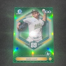 2026 Bowman Gage Jump Top 100 Prospects Green Refractor /99 color match