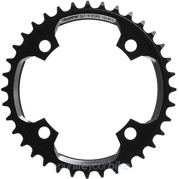 TRUVATIV X0 DH KETTENBLATT 9/10-fach 36 ZÄHNE 1x MOUNTAINBIKE 104mm SHIMANO SRAM