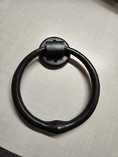 Solid Bronze towel ring No screws in dark bronze
