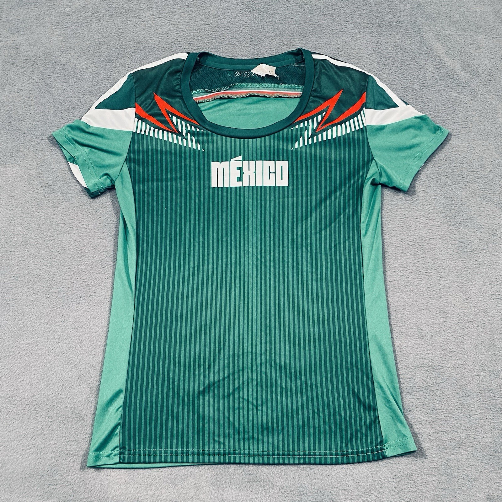 2013 Mexico National Soccer Team Replica J&K Short Sleeve Jersey Green Size L