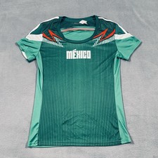 2013 Mexico National Soccer Team Replica J&K Short Sleeve Jersey Green Size L