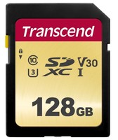 Transcend 128GB UHS-I U3 SD 128GB SDXC Class 10 UHS-I 95 TS128GSDC500S