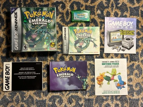 Pokemon Emerald Nintendo Game Boy Advance 2005 100% Complete Box CIB Authentic