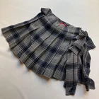 Vivienne Westwood Red Label Asymmetric Pleated Check Skirt Size 1 Made in Japan