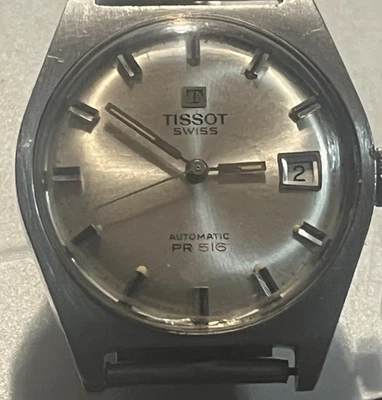 1970er Tissot  Automatic PR 516 HAU Klassiker Voll Funktionsf.  SWISS - Bild 1 von 4