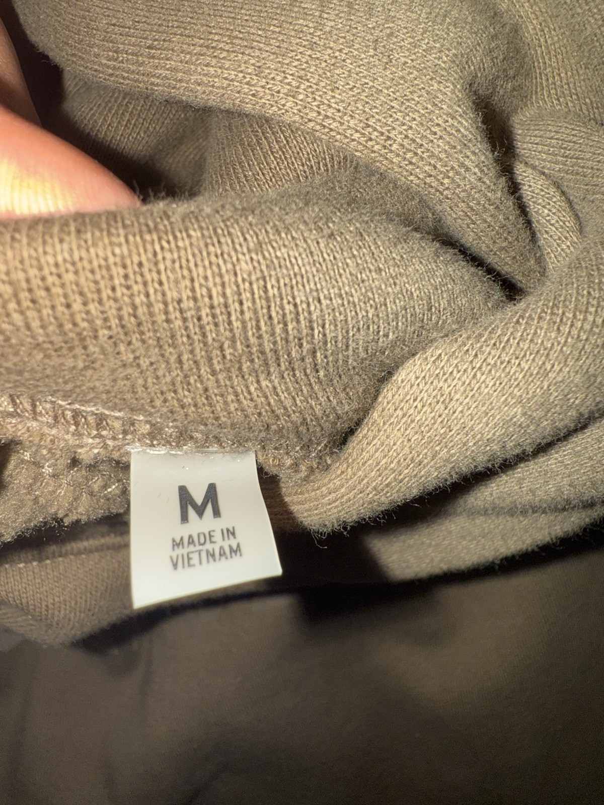 Fear of God Essentials Pullover Hoodie Brown Fleece Men's Size M Hooded Logo thumbnail 5