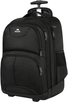 Rolling Backpack, 17 Inch Water Resistant Wheeled Laptop Backpack, Carry on Lugg