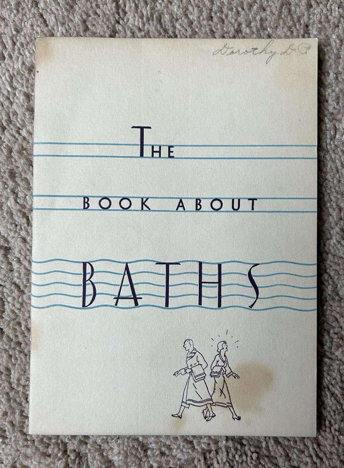 The Book About Baths - very unusual guide to bathing 1931