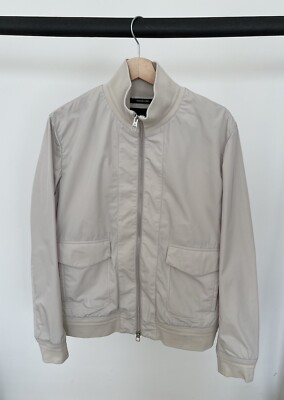 MONTECORE Herren Jacke Blouson Weiß Beige Gr. 50 UVP 799  Gebraucht