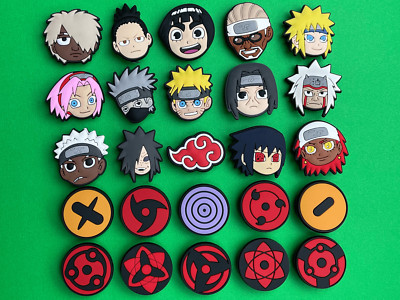 Naruto Inspired Shoe Charms For Crocs Bracelet Shoes Wristband Gift Anime