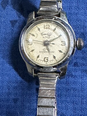 Vintage Ladies MEPA INCABLOC 17 Jewels Silver Tone Mechanical Watch WORKS GREAT!