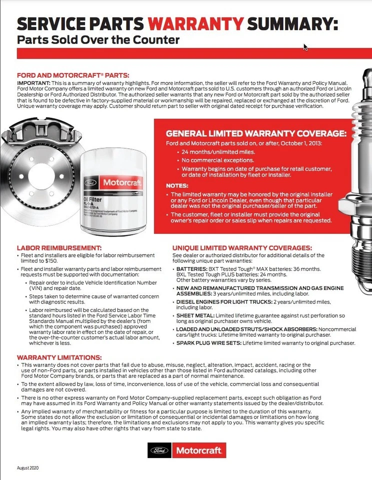 2 Amortiguadores Traseros MOTORCRAFT para Crown Victoria Town Car Grand Marquis HD Foto 4 de 4