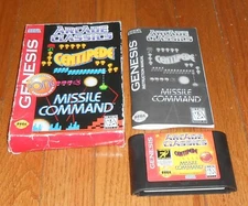 SEGA GENESIS GAME ARCADE CLASSICS - GAME - PAPER CASE - INSTRUCTION MANUAL