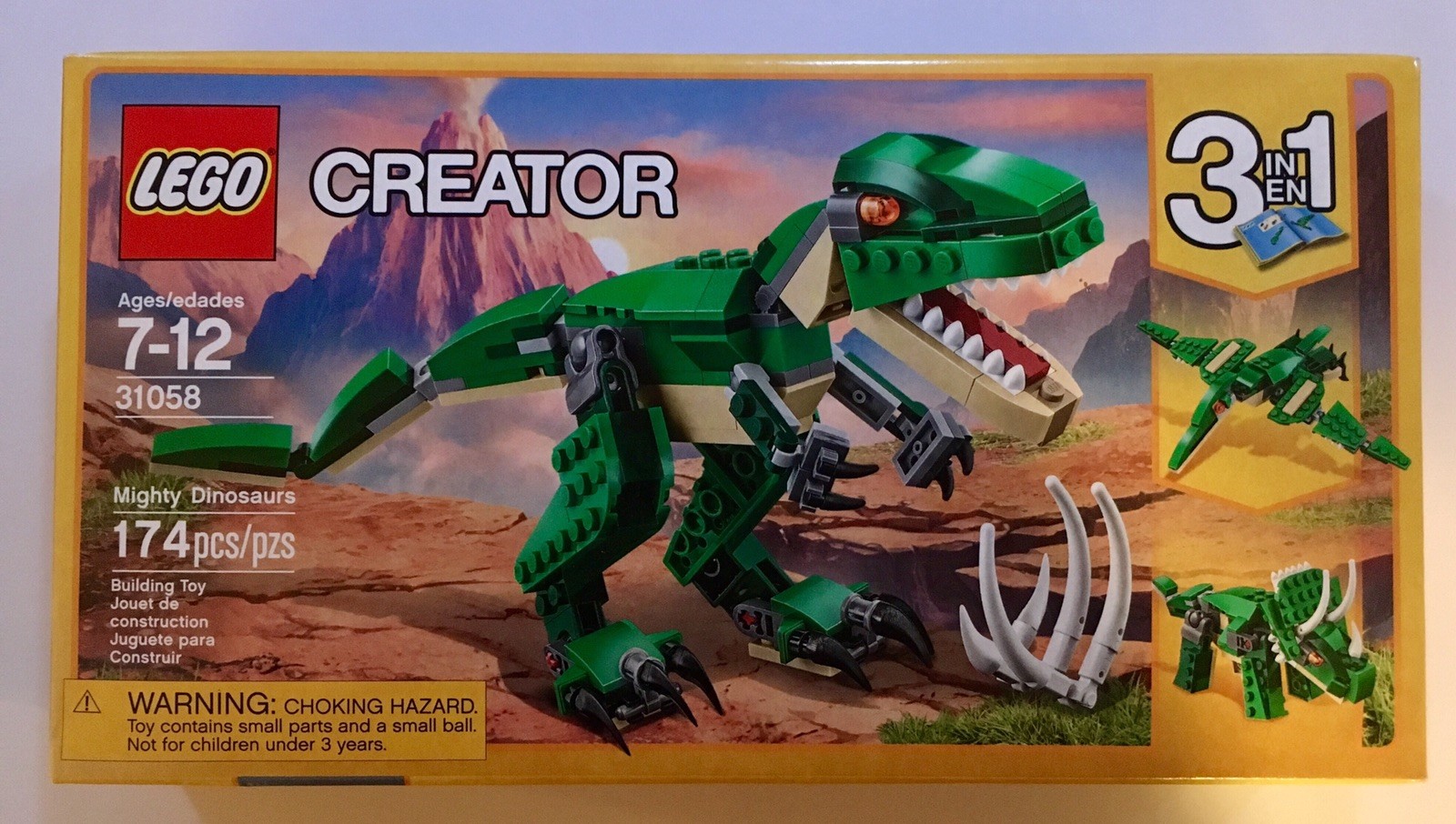 lego 3 in 1 creator dinosaur