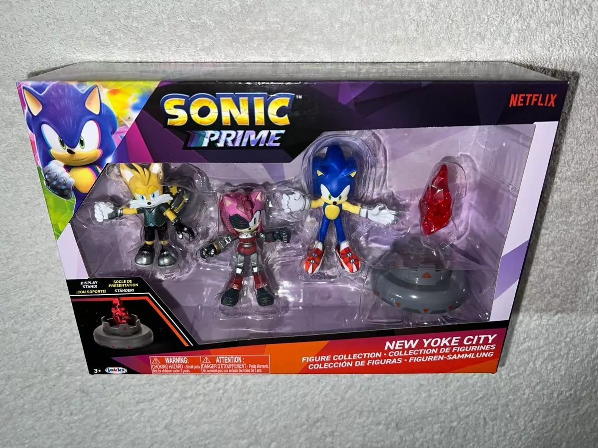 Sonic The Hedgehog Sonic Prime Collectible Figures New Yoke City 3