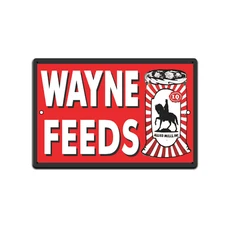 Farm Sign Wayne Feeds  Tin Sign Farm Country  Farmhouse Decor Farmer Gifts
