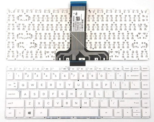 New White US Keyboard for HP 14-AX 14-AX030NR 14-AX030WM 14-AX040NR 14 ...