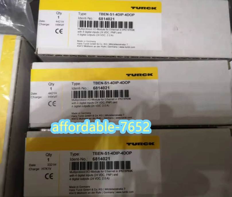 Module Tben turck TBEN-S1-4DIP-4DOP 6814021 Module TBEN-S1-4DIP-4DOP Brand New Fast ...