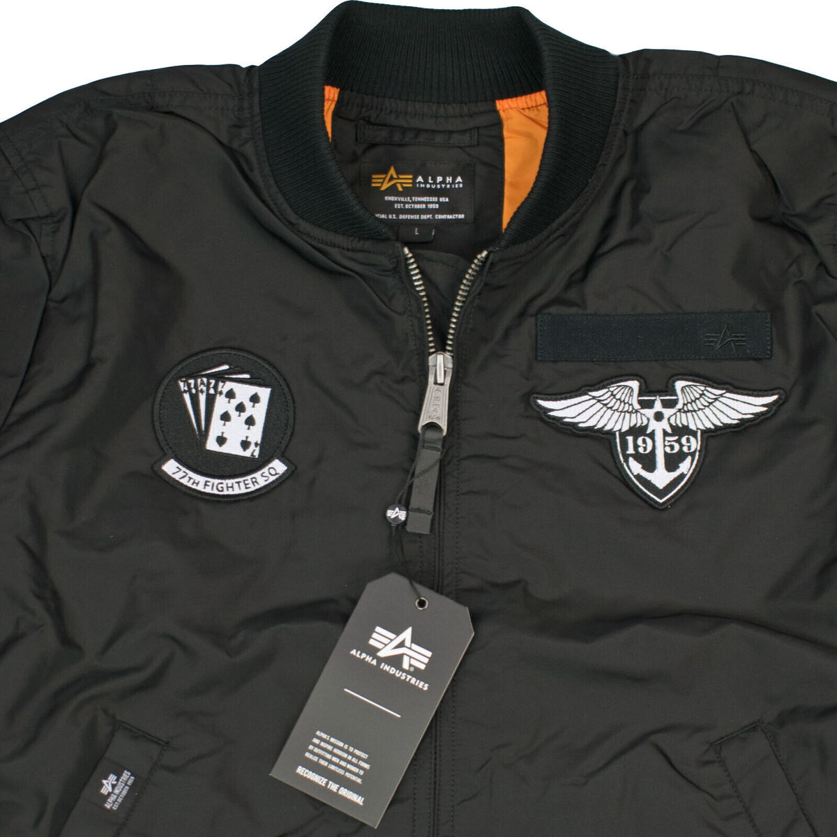 Alpha Industries Jacke MA-1 TT Patch SF 196102 Bomberjacke Alpha Industries Jacke MA-1 TT Patch SF 196102 Bomberjacke