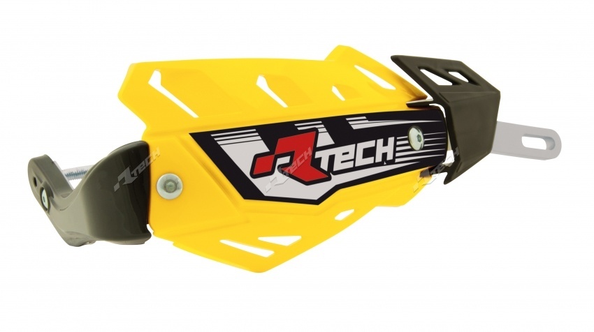 Coppia Paramani Rtech FLX Alu Giallo Suzuki Handguards Moto Enduro Motard