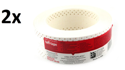 2 Stück STRAIT FLEX TUFF TAPE Eckschiene Trockenbau Gipskarton Fugenband 20m