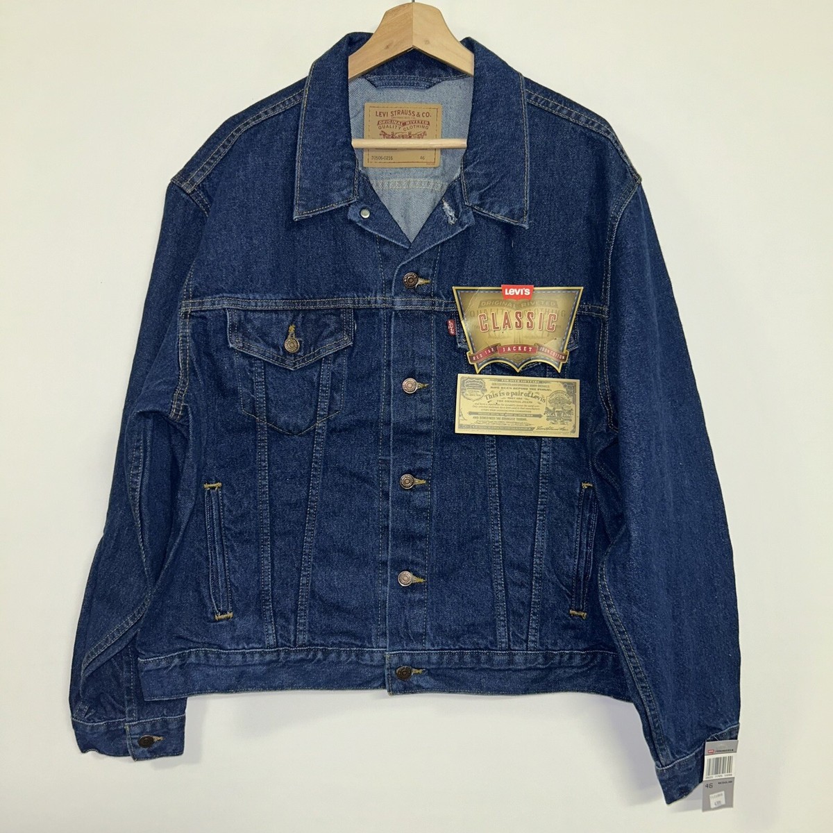 ジャケット・アウター Levi's vintage clothing 506XX 46 Vintage 1990's Levi's 506 Denim Jacket, Deadstock NWT, Size 46 | eBay