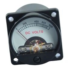 Panel Meter Analog DC1000V Warm Back Light Volt Voltage Voltmeter Audio Tube AMP