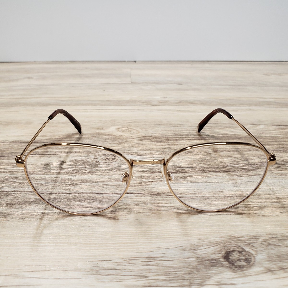Warby Parker Hawkins 2403 Glasses 54-19-145 Polished Gold Eyeglass Frames Only Hawkins Eyeglasses in Polished Gold — Wide | Warby Parker main image 2