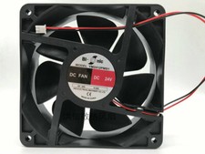 1 PCS Bi-onic Fan YM2412PMS1 DC 24V 0.34A 12038 12CM 2 Pin Axial cooling fan