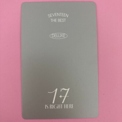 Official DK Photocard Seventeen The Best 17 Is Right Here Deluxe