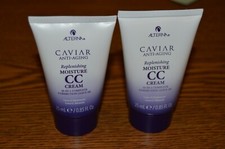 2X ALTERNA CAVIAR Anti-Aging Replenishing Moisture CC Cream .85 oz travel size