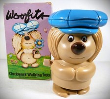      ELTON WOOFITS CLOCKWORK WALKING WIND-UP MARX TOYS 1979 SHARPE UK RARE  BOX