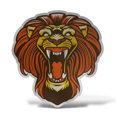 Sticker Leone Adhesivo PVC Auto Motocicleta Camper 4x4 Fuera Capó Laptop Casco - Imagen 8 de 14