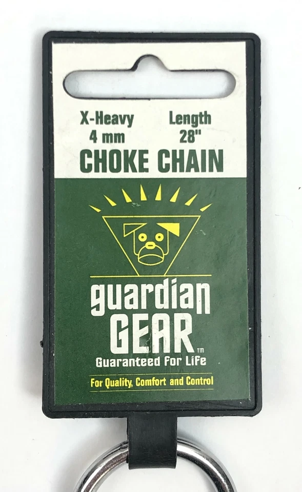 Juego de 12 collar de perro cadena estranguladora Guardian Gear 4 mm 28 pulgadas Foto 3 de 4