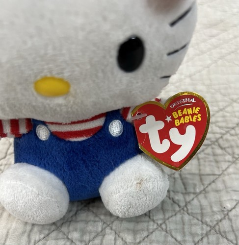 Hello Kitty Ty Beanie Baby + Ty Hello Kitty Keychain Lot Of 2 - Picture 17 of 24