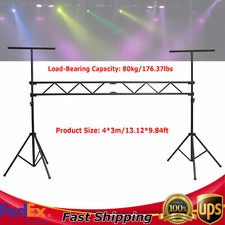 Light Truss Stand System, Trussing DJ Booth Kit, T-Bar Lighting Stage PA Speaker
