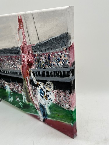 THE CATCH Joe Montana to Dwight Clark SF 49ers Dallas Cowboys Original Gemälde - Bild 4 von 7