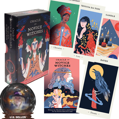 ORACLE of NOVICE WITCHES SET- BOOK+CARDS Francesca Matteoni AUTHENTIC USGS NEW