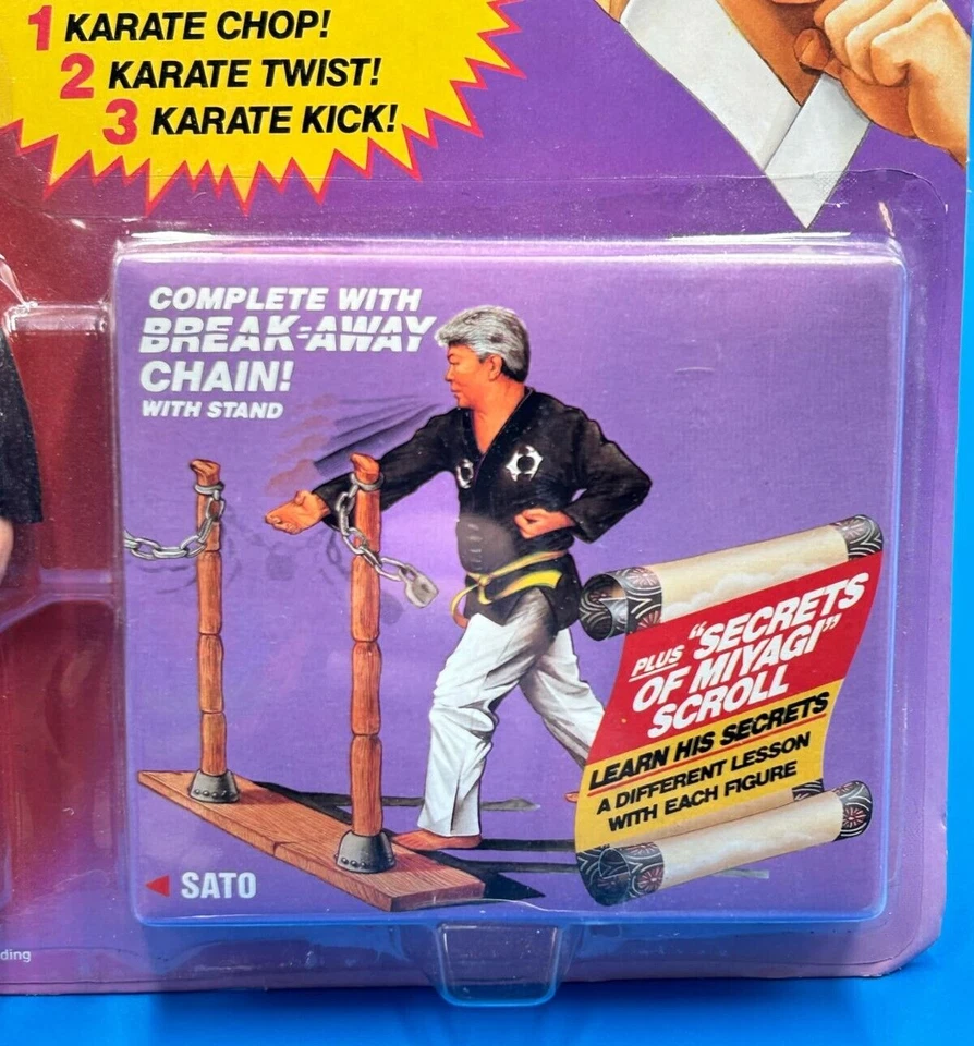 Figura de acción de colección "The Karate Kid" Sato Tri-Action 6" 1986 Remco #0320 Foto 2 de 4