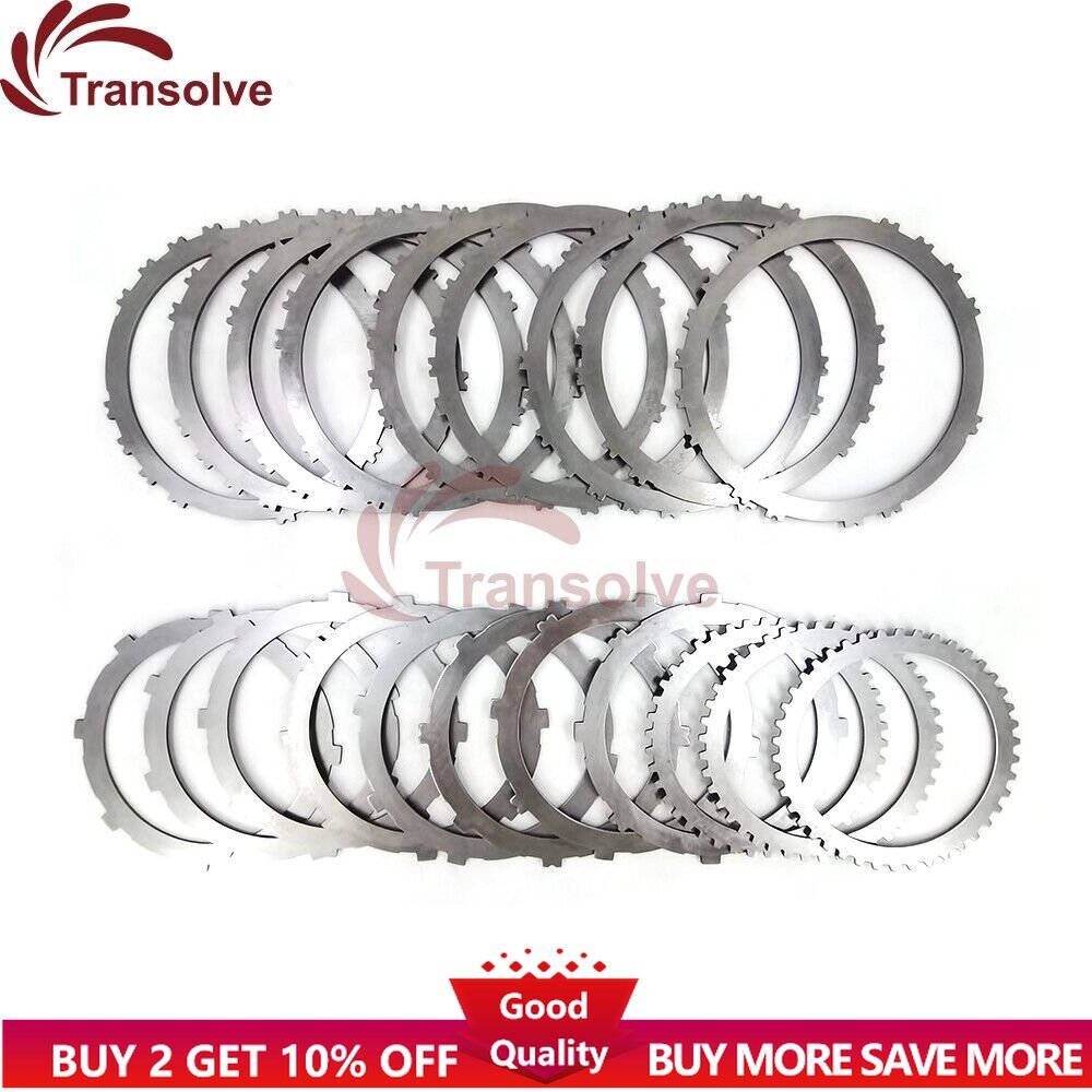 62TE Auto Transmission Clutch Plates Steel Disc For VW Chrysler 