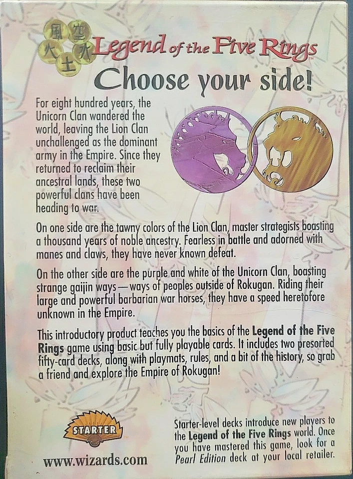 Legend of the Five Rings L5R TCG Storms Over Matsu Palace Two Player Starter - Image 3 of 4