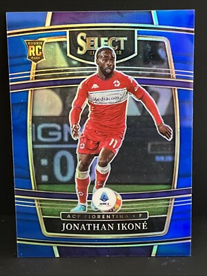 2021-22 Panini Chronicles JONATHAN IKONE RC Select Blue Prizm /49